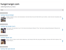 Tablet Screenshot of hungerranger.com